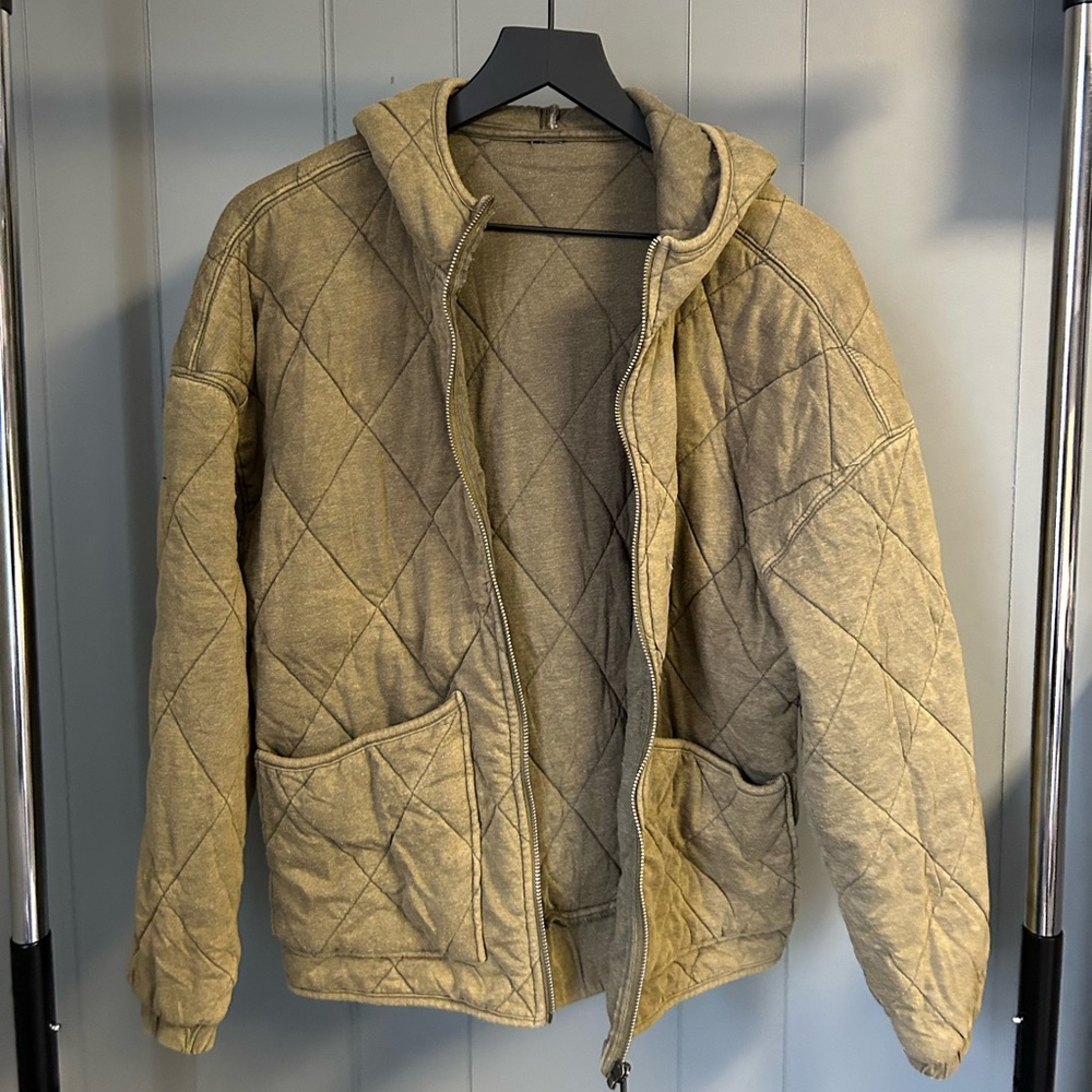 Quilted Zip-Up